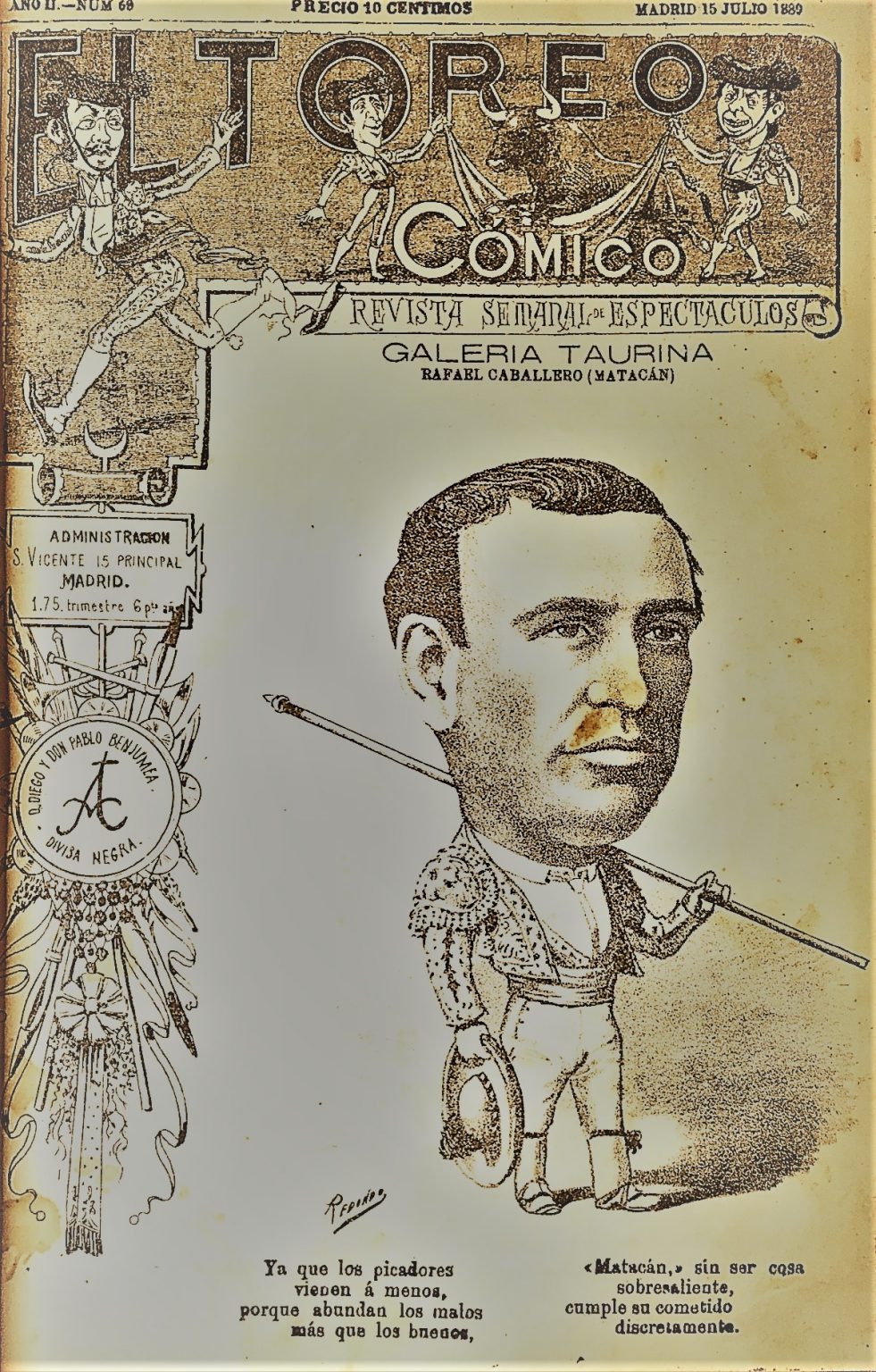 EL TOREO CÓMICO Y LOS PIQUEROS LA SUERTE DE VARAS